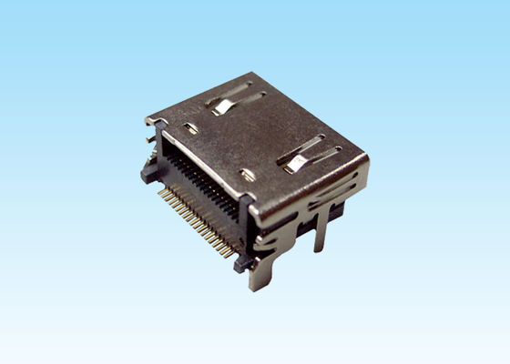 19 Pin HDMI 케이블 연결관 금에 의하여 도금되는 접촉 유숙 긴 서비스 기간